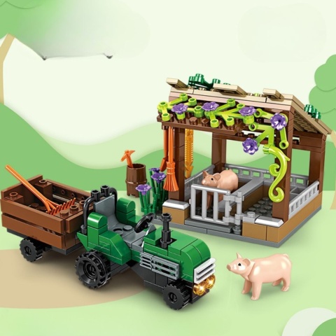 Farma klocki 535 elementów Farma klocki 535 elementów