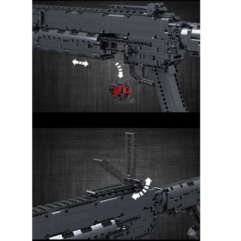 Granatnik pistolet z Klocków – Model Kolekcjonerski 1333 el. Granatnik pistolet z Klocków – Model Kolekcjonerski 1333 el.