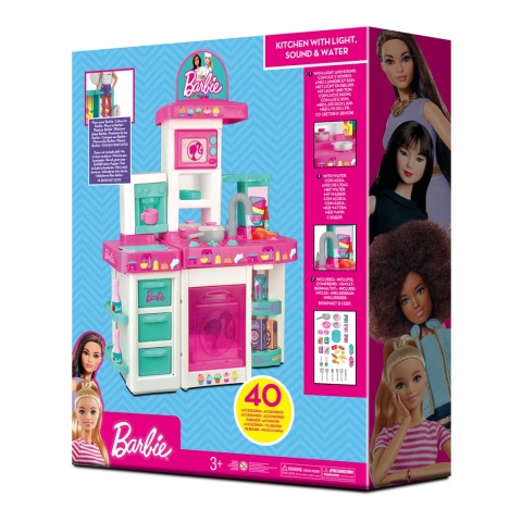 INTERAKTYWNA ZABAWKA KUCHNIA BARBIE 40 AKCESORIÓW INTERAKTYWNA ZABAWKA KUCHNIA BARBIE 40 AKCESORIÓW