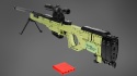 Karabin Snajperski AWM – Skala 1:1 z Klocków