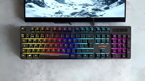 Klawiatura gamingowa RGB Outemu Red Klawiatura gamingowa RGB Outemu Red