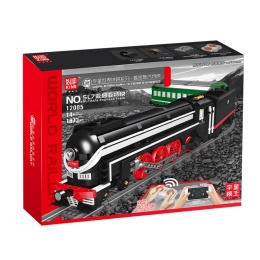 Klocki Zdalnie sterowana lokomotywa RC z funkcją pary – model 75 cm