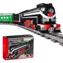 Klocki Zdalnie sterowana lokomotywa RC z funkcją pary – model 75 cm