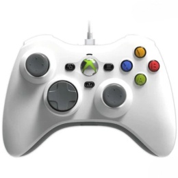 Kontroler przewodowy Xbox Series X|S, Xbox One i PC biały klasycznym designem