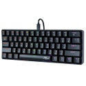 Mechaniczna klawiatura 60% RGB – Gaming & Office czarna RGB