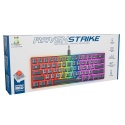 Mechaniczna klawiatura 60% RGB – Gaming & Office czarna RGB
