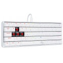 Mechaniczna klawiatura gamingowa – 60%, LED, Outemu Red, biała