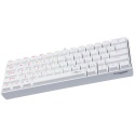 Mechaniczna klawiatura gamingowa – 60%, LED, Outemu Red, biała