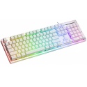 Membranowa klawiatura gamingowa RGB Biała