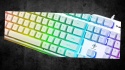 Membranowa klawiatura gamingowa RGB Biała