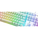 Membranowa klawiatura gamingowa RGB Biała