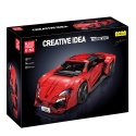 Model Supersamochodu Lykan Hypersport z Klocków Mould King - 1311 Elementów w Skali 1:12