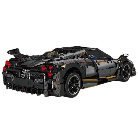 Pagani Huayra z klocków –skala 1:8 czarny 4800 elementów