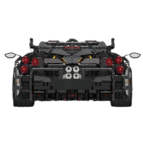 Pagani Huayra z klocków –skala 1:8 czarny 4800 elementów