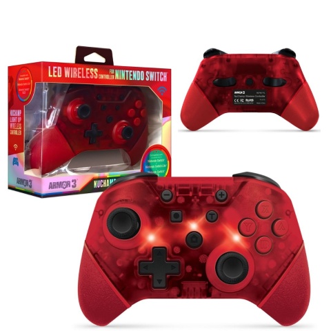 Bezprzewodowy kontroler do Nintendo Switch 2 Czerwony LED ARMOR Bezprzewodowy kontroler do Nintendo Switch 2 Czerwony LED ARMOR