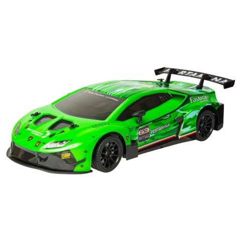 RC Lamborghini Huracán GT3 1:12 zielony samochód RC RC Lamborghini Huracán GT3 1:12 zielony samochód RC