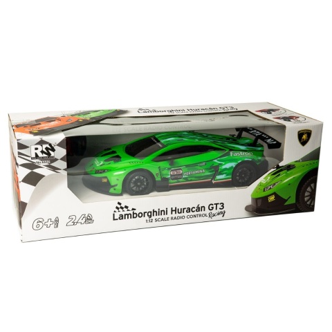 RC Lamborghini Huracán GT3 1:12 zielony samochód RC RC Lamborghini Huracán GT3 1:12 zielony samochód RC
