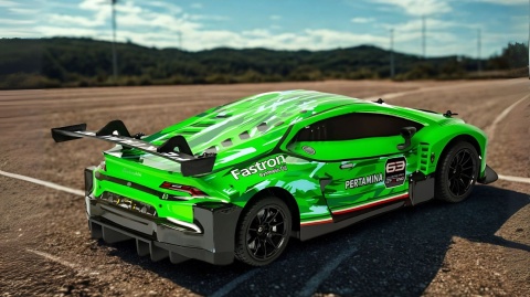 RC Lamborghini Huracán GT3 1:12 zielony samochód RC RC Lamborghini Huracán GT3 1:12 zielony samochód RC
