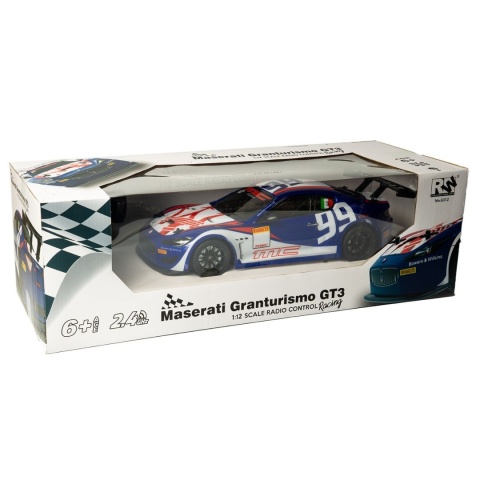 RC Maserati Granturismo 1:12 niebieski – zdalnie sterowany z akumulatorem RC Maserati Granturismo 1:12 niebieski – zdalnie sterowany z akumulatorem