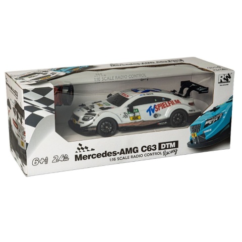 RC Mercedes AMG C63 1:16 biały – zdalnie sterowany samochód RC Mercedes AMG C63 1:16 biały – zdalnie sterowany samochód