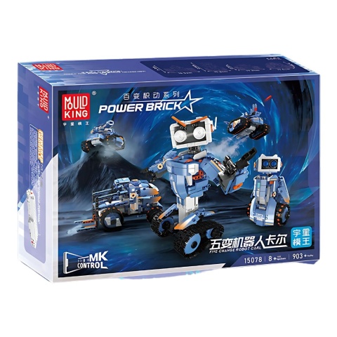 RC Robot Carl 5w1 – Kreatywne Budowanie i Sterowanie 900+ el RC Robot Carl 5w1 – Kreatywne Budowanie i Sterowanie 900+ el