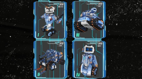 RC Robot Carl 5w1 – Kreatywne Budowanie i Sterowanie 900+ el RC Robot Carl 5w1 – Kreatywne Budowanie i Sterowanie 900+ el
