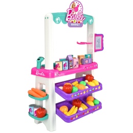SKLEP SUPERMARKET DLA DZIECI BARBIE 55 AKCESORIÓW