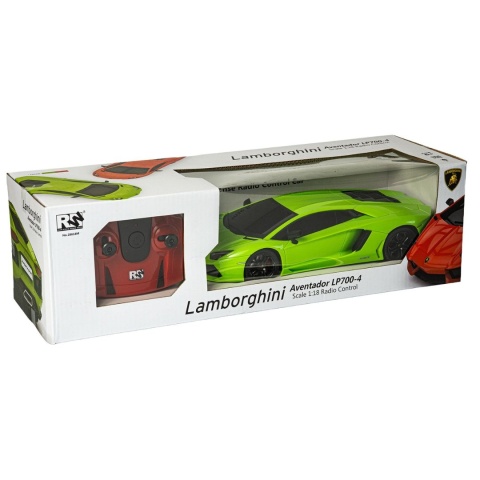 Samochód zdalnie sterowany Lamborghini Aventador RC 1:18 - zielony Samochód zdalnie sterowany Lamborghini Aventador RC 1:18 - zielony