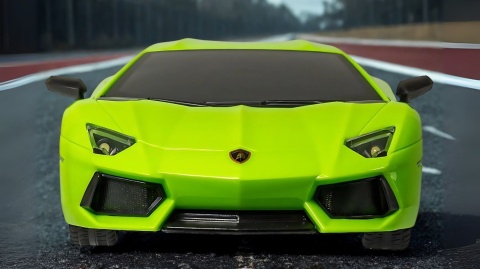 Samochód zdalnie sterowany Lamborghini Aventador RC 1:18 - zielony Samochód zdalnie sterowany Lamborghini Aventador RC 1:18 - zielony