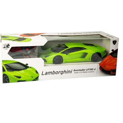 Samochód zdalnie sterowany RC Lamborghini Aventador 1:14 zielony 2.4 GHz Samochód zdalnie sterowany RC Lamborghini Aventador 1:14 zielony 2.4 GHz
