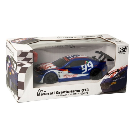 Samochód zdalnie sterowany RC Maserati Granturismo 1:24 niebieski Samochód zdalnie sterowany RC Maserati Granturismo 1:24 niebieski