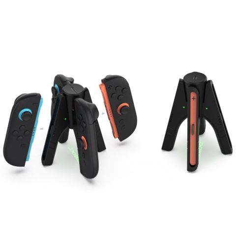 Stacja ładująca do Nintendo Switch 2 z gripami do Joy-Conów, 4 pady Stacja ładująca do Nintendo Switch 2 z gripami do Joy-Conów, 4 pady