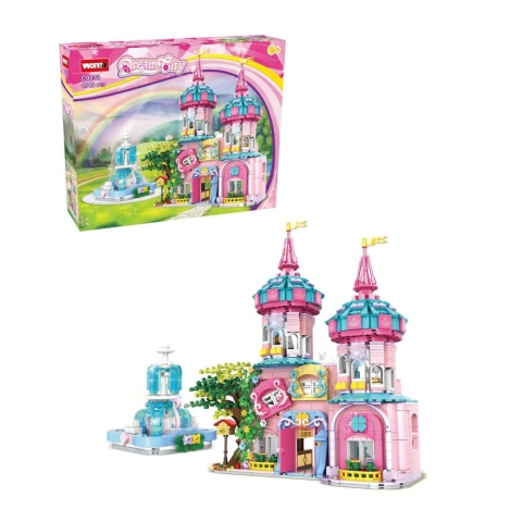 Stwórz Magiczny Zamek z klocków 1586 elementów Stwórz Magiczny Zamek z klocków 1586 elementów