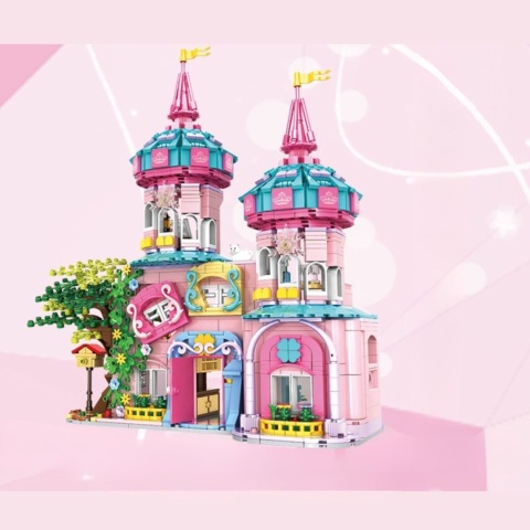Stwórz Magiczny Zamek z klocków 1586 elementów Stwórz Magiczny Zamek z klocków 1586 elementów