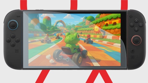 Szkło hartowane 9H do Nintendo Switch 2 Szkło hartowane 9H do Nintendo Switch 2
