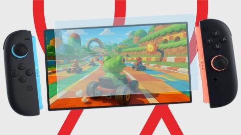 Szkło hartowane 9H do Nintendo Switch 2 Szkło hartowane 9H do Nintendo Switch 2