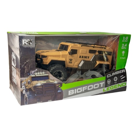 Zdalnie sterowana RC Big Foot Army 1:8 – potężna ciężarówka Zdalnie sterowana RC Big Foot Army 1:8 – potężna ciężarówka
