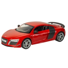 Zdalnie sterowane Audi R8 GT RC 1:18 – czerwony samochód