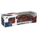 Zdalnie sterowane Audi R8 GT RC 1:18 – czerwony samochód