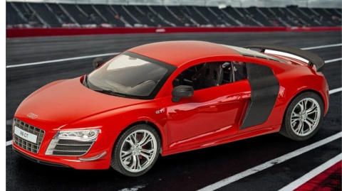 Zdalnie sterowane Audi R8 GT RC 1:18 – czerwony samochód Zdalnie sterowane Audi R8 GT RC 1:18 – czerwony samochód