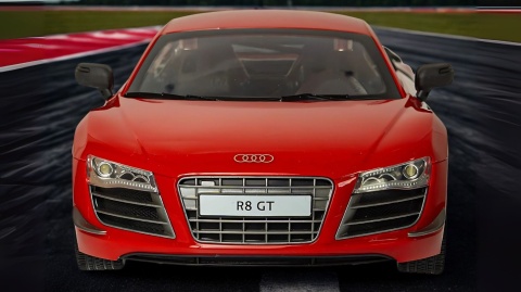 Zdalnie sterowane Audi R8 GT RC 1:18 – czerwony samochód Zdalnie sterowane Audi R8 GT RC 1:18 – czerwony samochód