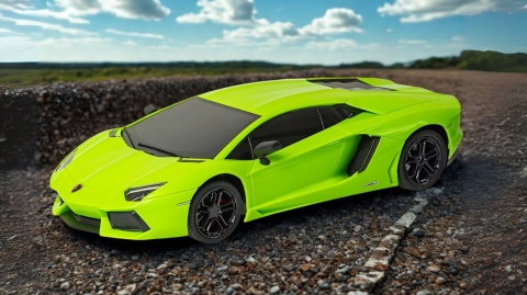 Zdalnie sterowane Lamborghini Aventador RC 1:24 zielone RC auto Zdalnie sterowane Lamborghini Aventador RC 1:24 zielone RC auto