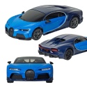 Zdalnie sterowany Bugatti Chiron RC 1:16 niebieskie