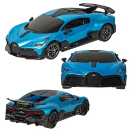 Zdalnie sterowany Bugatti Divo 1:24 – auto RC niebieskie
