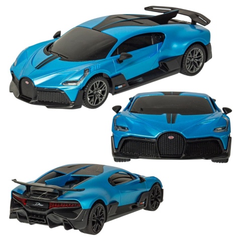 Zdalnie sterowany Bugatti Divo 1:24 – auto RC niebieskie Zdalnie sterowany Bugatti Divo 1:24 – auto RC niebieskie