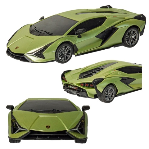 Zdalnie sterowany Lamborghini Sian 1:24 RW RC zielone auto