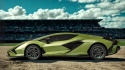 Zdalnie sterowany Lamborghini Sian 1:24 RW RC zielone auto