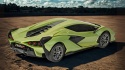 Zdalnie sterowany Lamborghini Sian 1:24 RW RC zielone auto