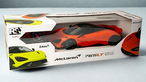 Zdalnie sterowany McLaren 765LT RC 1:12 pomarańczowy Zdalnie sterowany McLaren 765LT RC 1:12 pomarańczowy