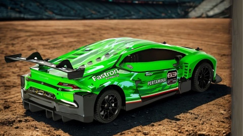 Zdalnie sterowany RC Lamborghini Huracan GT3 1:24 zielony Zdalnie sterowany RC Lamborghini Huracan GT3 1:24 zielony